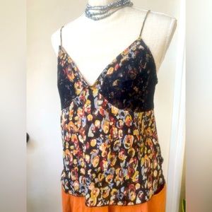 intimately free people lace chemise camisole cami sz d